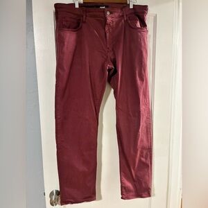 Mavi Zach Straight Leg Burgundy Pants (38W, 32L)